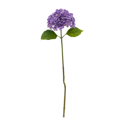 Bloomingville Hydrangea Stiel, Violett, Künstliche Blumen