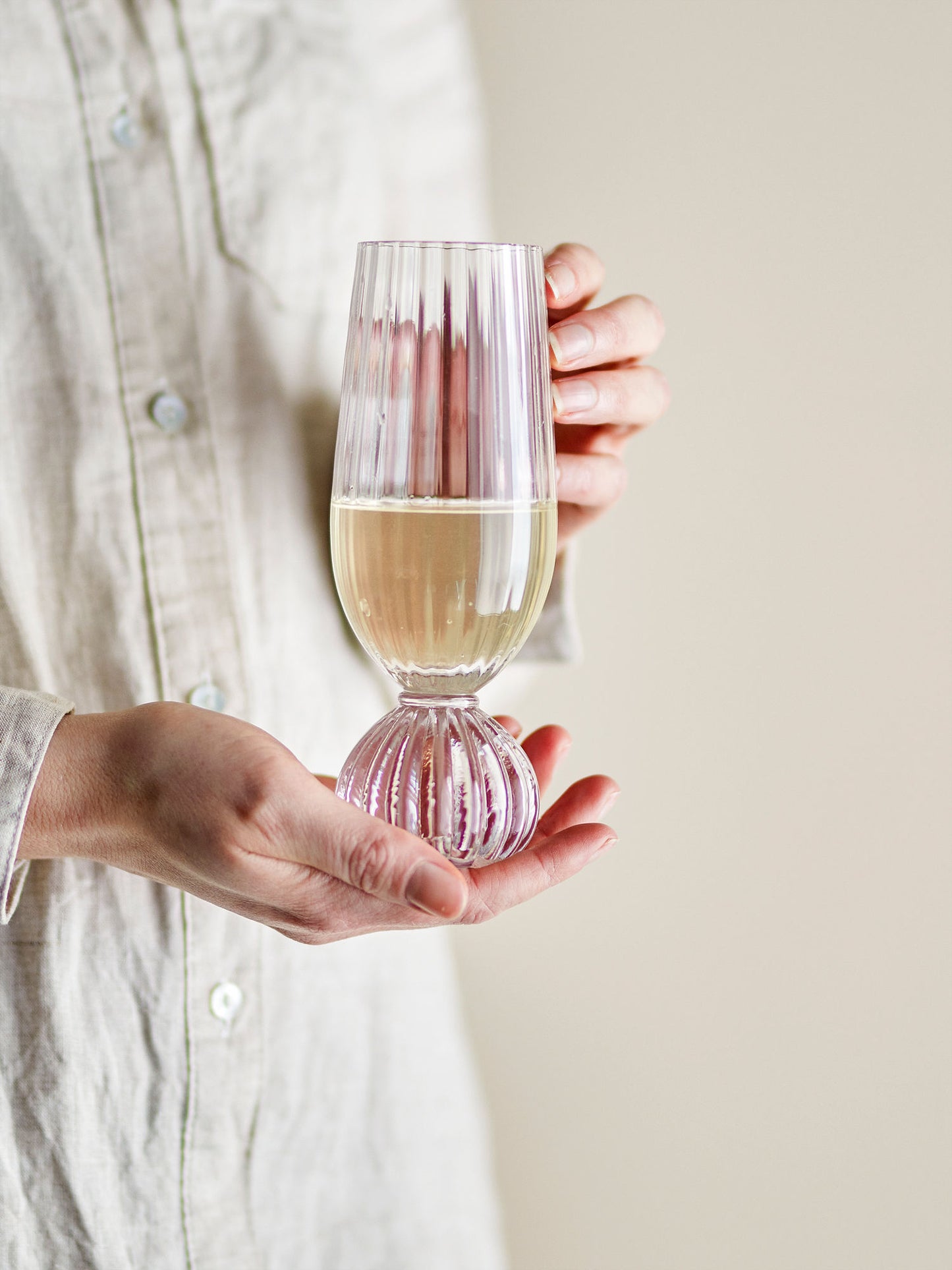 Bloomingville Taurin Champagnerglas, Klar, Glas
