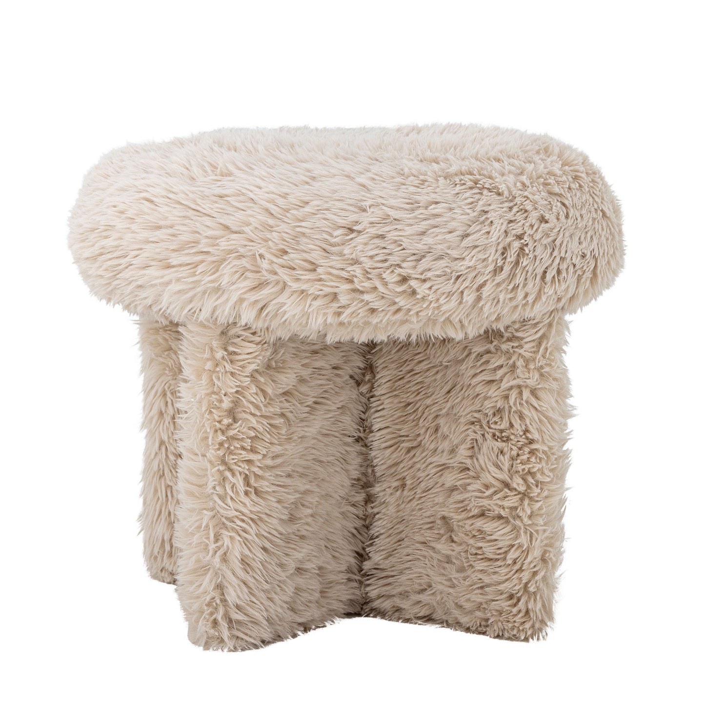 Bloomingville Frikka Pouf, Natur, Polyester