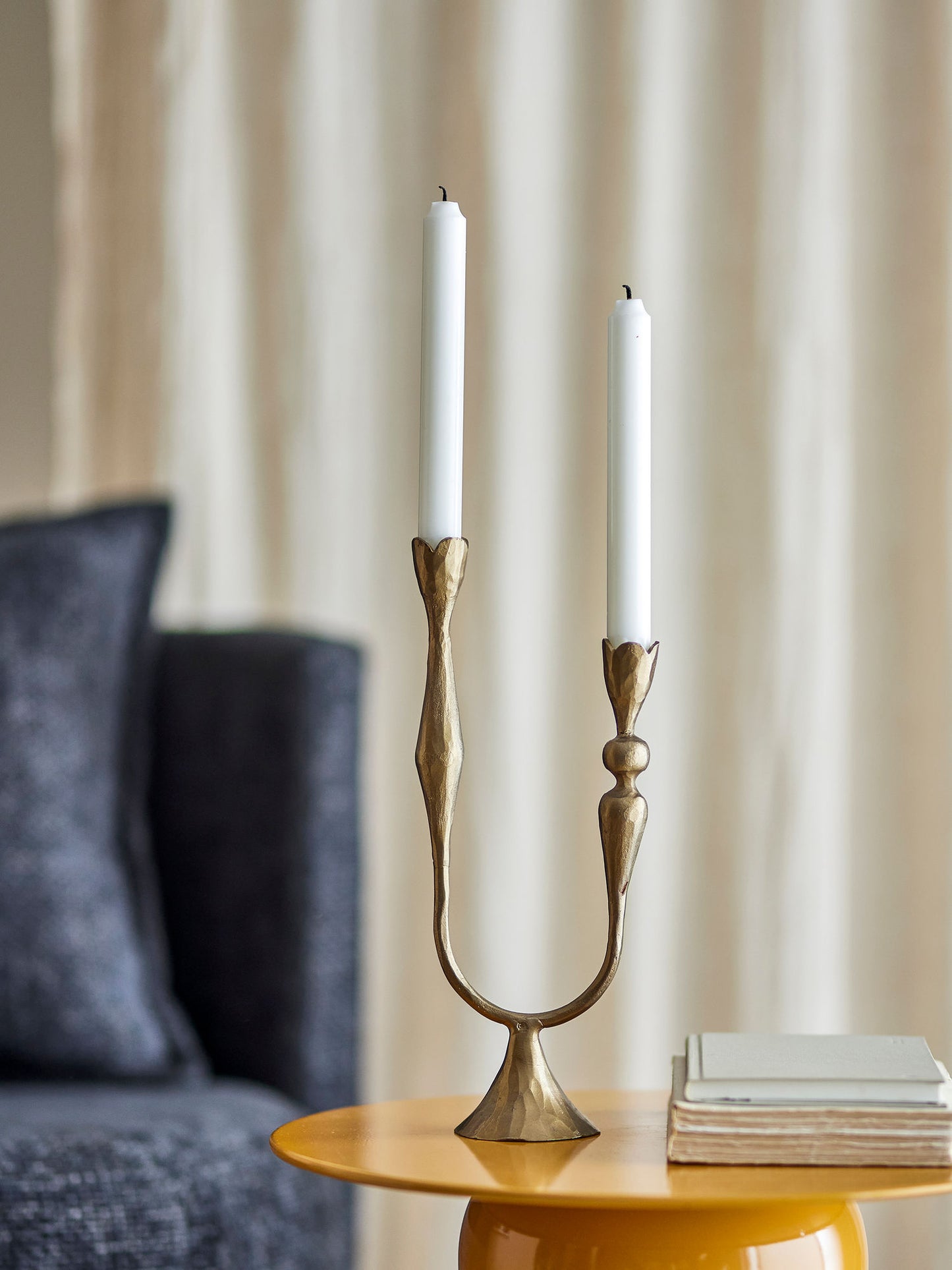 Bloomingville Vesc Kerzenhalter, Brass, Metall