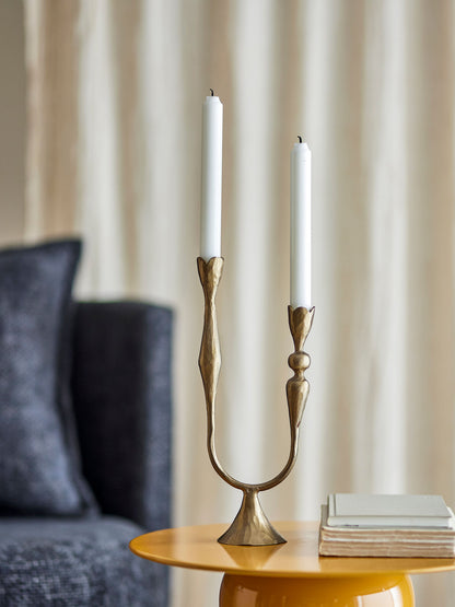 Bloomingville Vesc Kerzenhalter, Brass, Metall