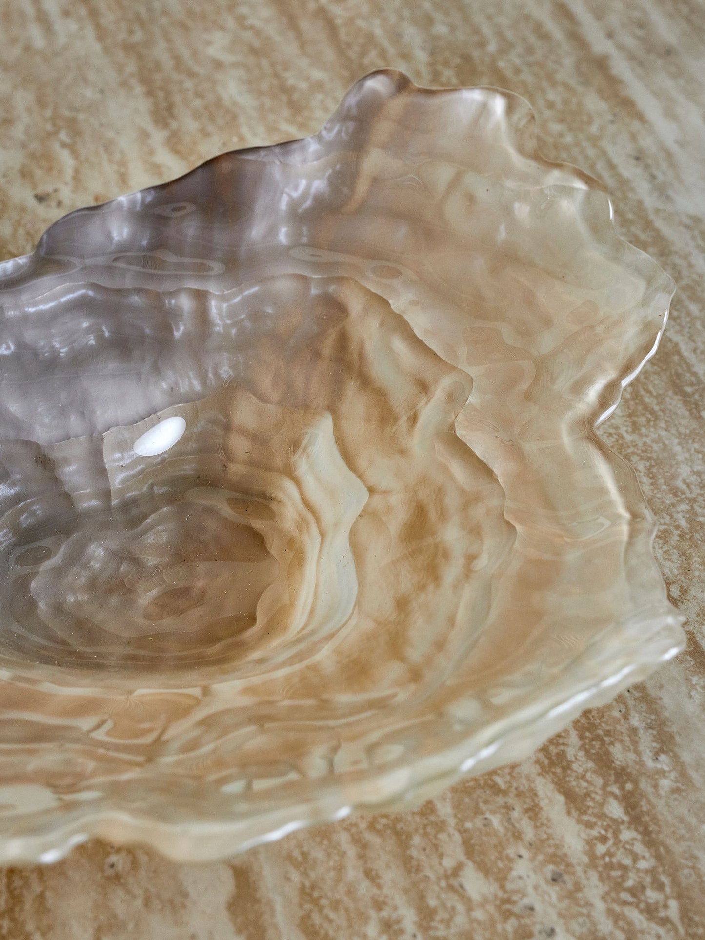 Bloomingville Aiku Schale, Natur, Glas