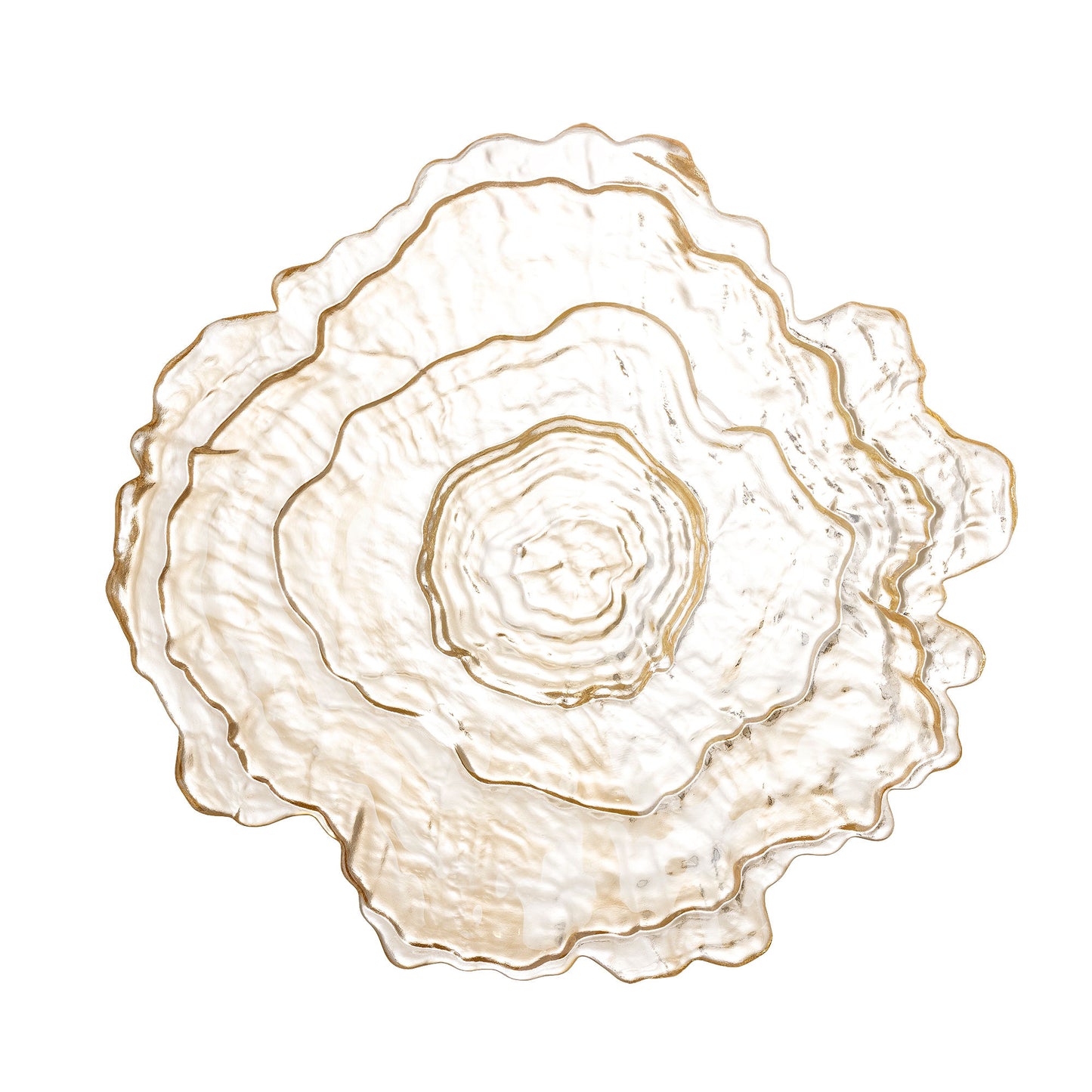 Bloomingville Asimi Schale, Natur, Glas