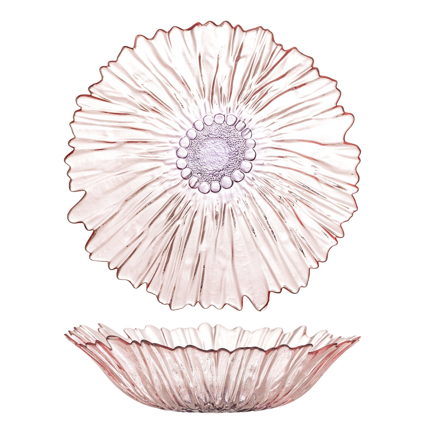 Bloomingville Mariko Schale, Rose, Glas
