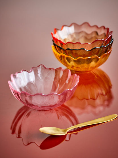 Bloomingville Kana Schale, Bunt, Glas