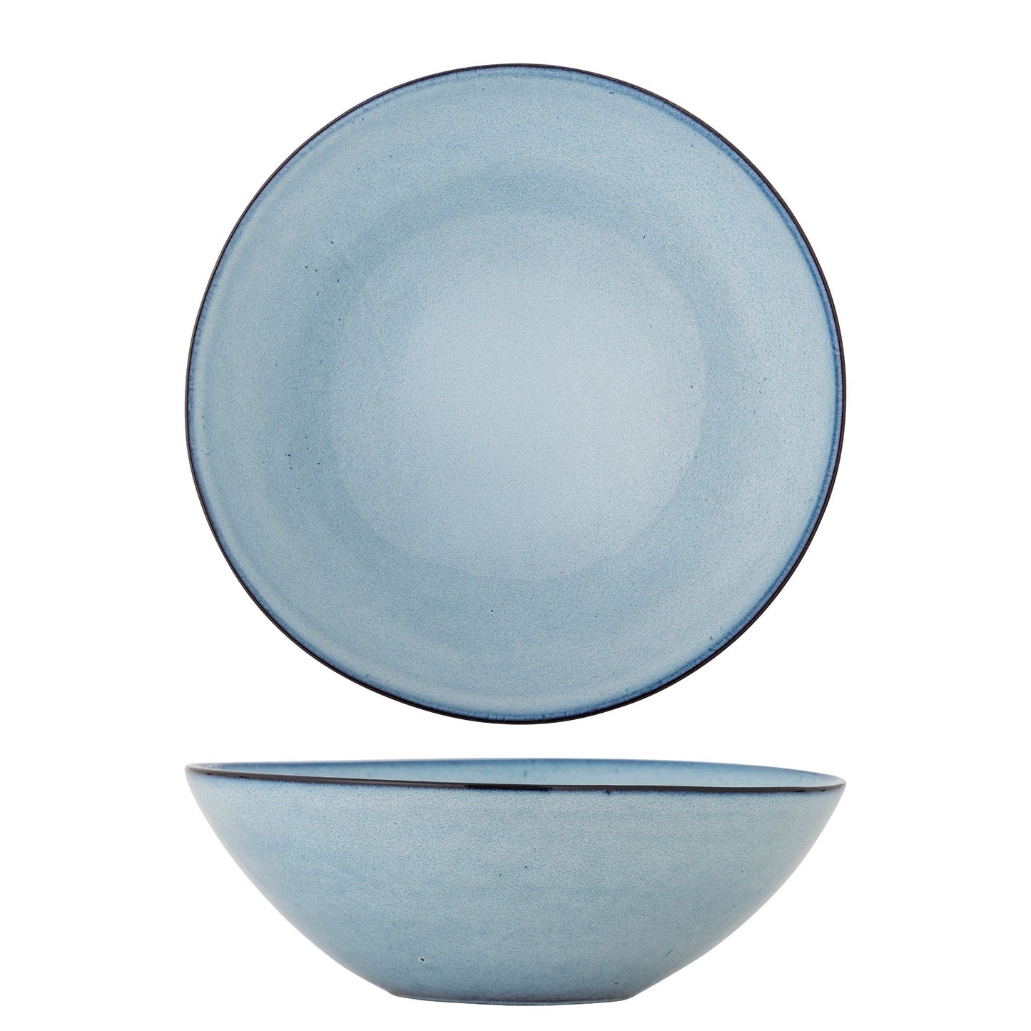 Bloomingville Sandrine Schale, Blau, Steingut