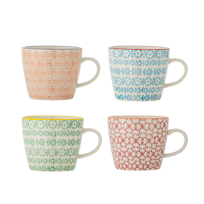 Bloomingville Carla Becher, Bunt, Steingut