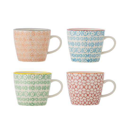 Bloomingville Carla Becher, Bunt, Steingut