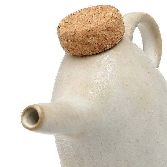 Olivenölflasche weiß