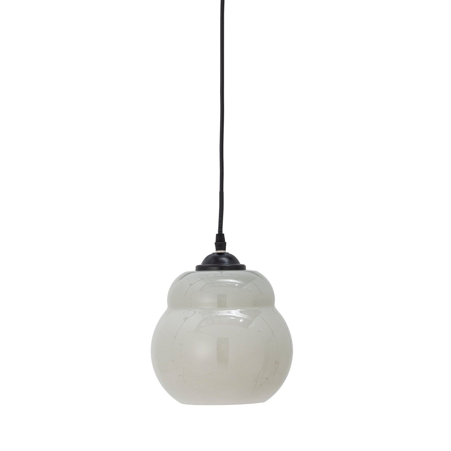 Bloomingville Motella Hängeleuchte, Grau, Glas