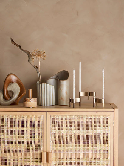 Bloomingville Dalin Votive & Candle Holder, Braun, Sandstein