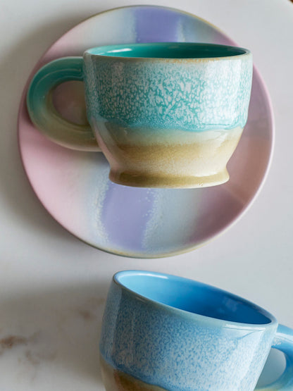 Bloomingville Safie Tasse, Grün, Steingut