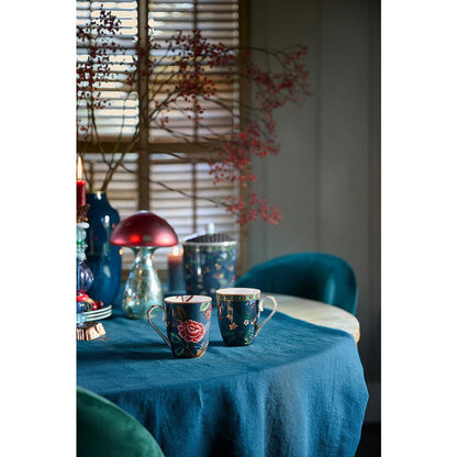 PIP Studio 3er Geschirrset Teller, Schüssel, Tasse Berry Blues