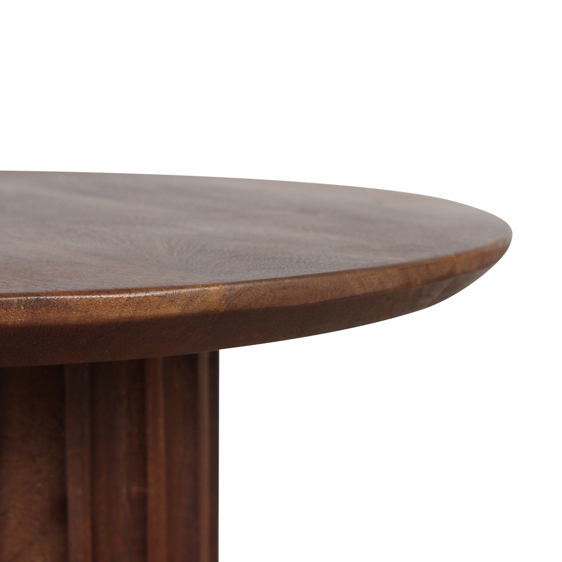 Bullnose Side Table Braun 50cm