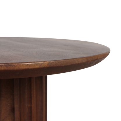 Bullnose Side Table Braun 50cm