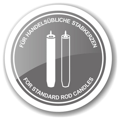 Leuchter Holm Bambus H 24 cm