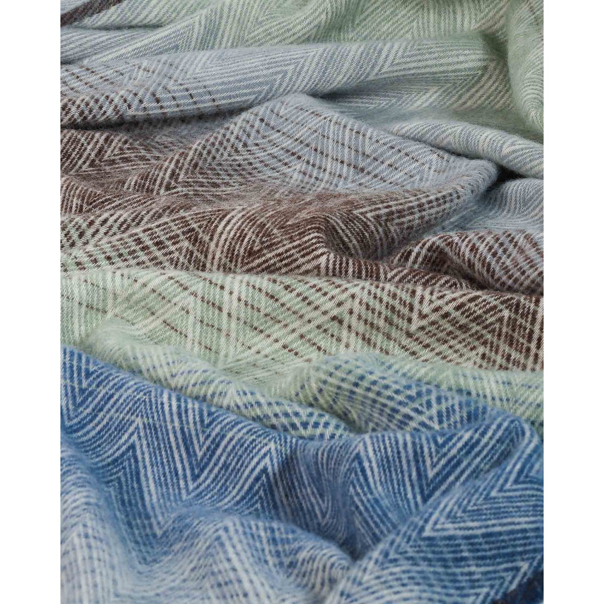 Wolldecke MISSONI Acqua – mehrfarbig blau