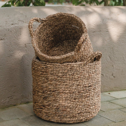 Wäschekorb BALAI aus Wasserhyazinthe (3 Größen)