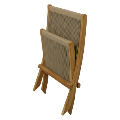 Lounge Seilklappstuhl beige