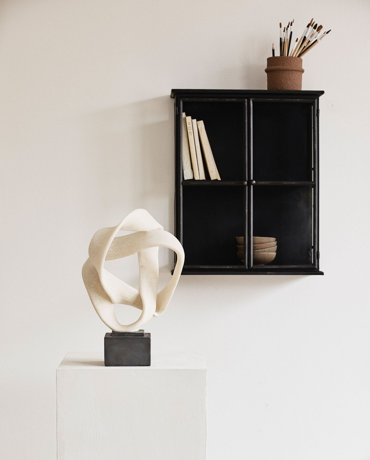 Nordal A/S DOWNTOWN, wall cabinet - black