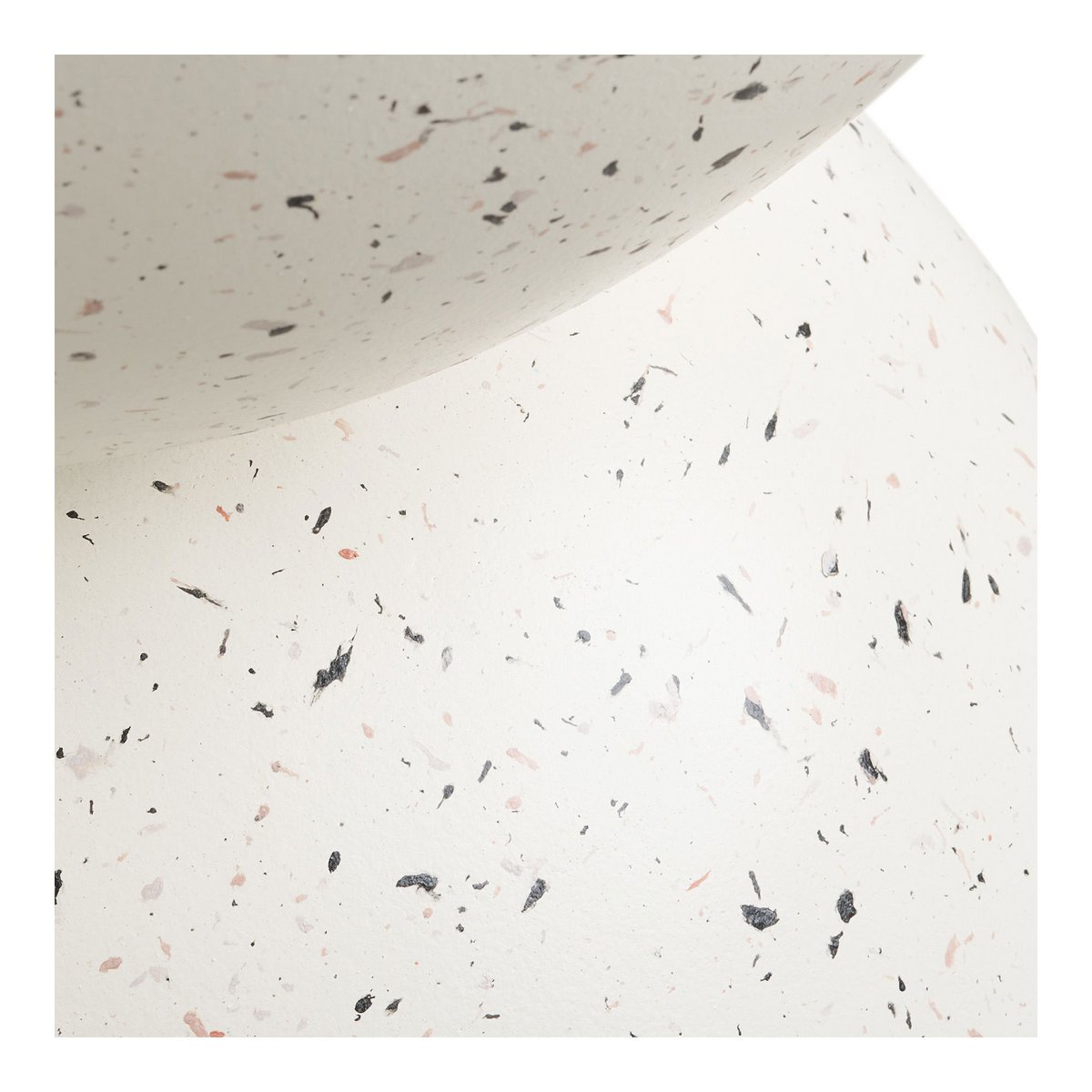 Beistelltisch, Terrazzo-Optik, ø40x45 cm