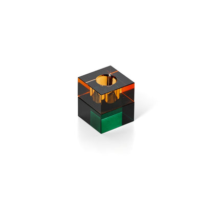 Der Gem Blocks Kerzenhalter – Grüner Bernstein