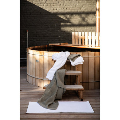 Einfarbige Badematte Etia Lin 54 x 64cm