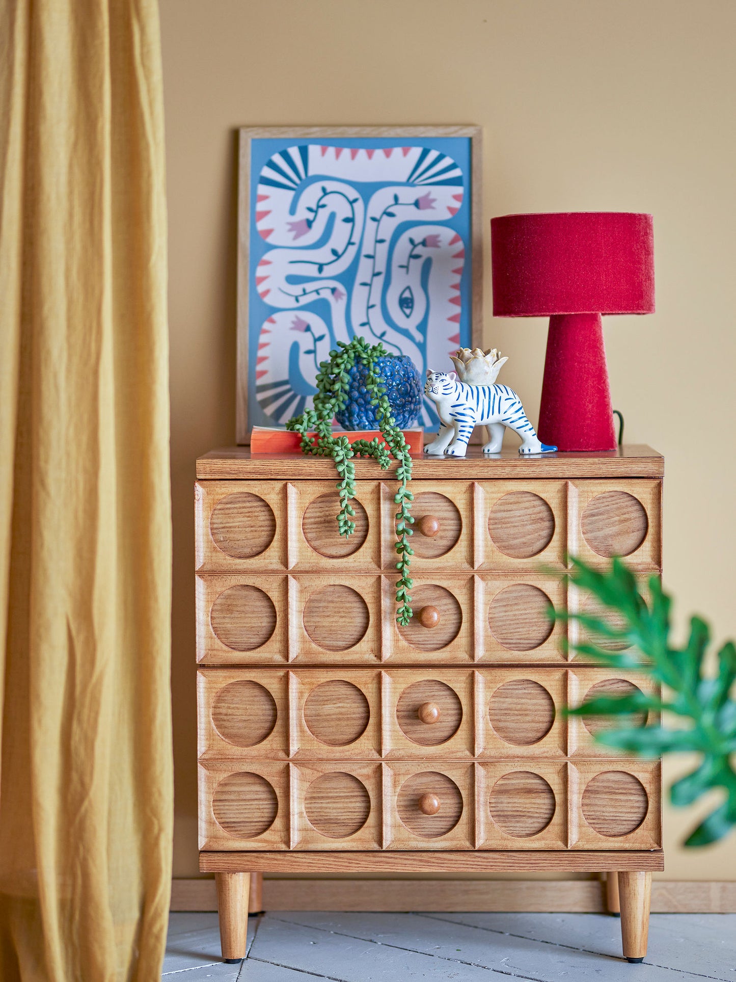 Bloomingville Vester Schubladen, Braun, MDF