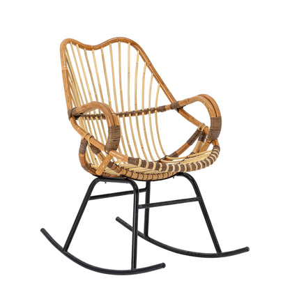 Bloomingville Reine Schaukelstuhl, Natur, Rattan