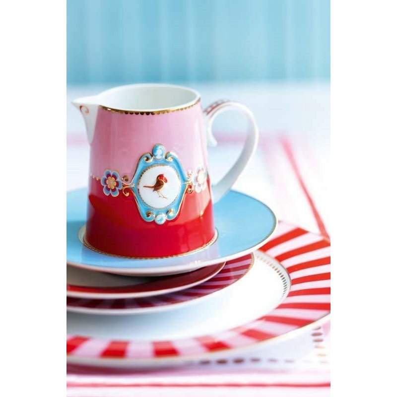 Pip Studio Teekanne Love Birds Medallion Red-Pink 1.3ltr