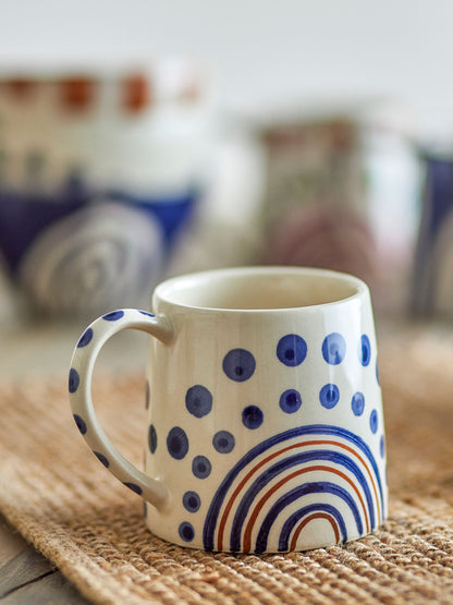 Bloomingville Shama Tasse, Bunt, Steingut