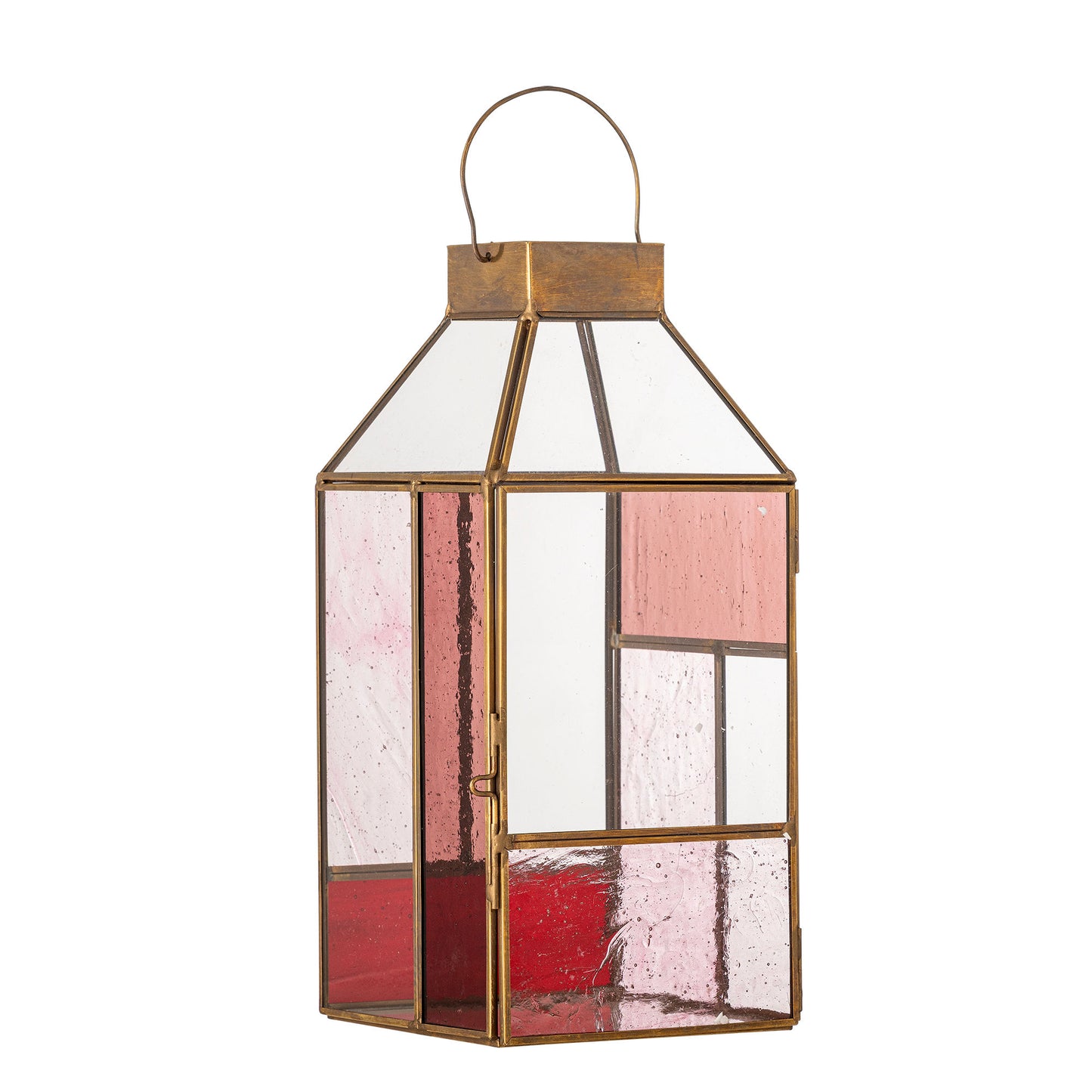 Bloomingville Drew Laterne, Rose, Glas