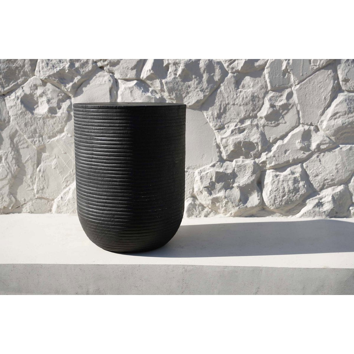 Buntuk Hocker – Schwarz