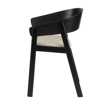 EDO Holzsessel (2er Set) schwarz