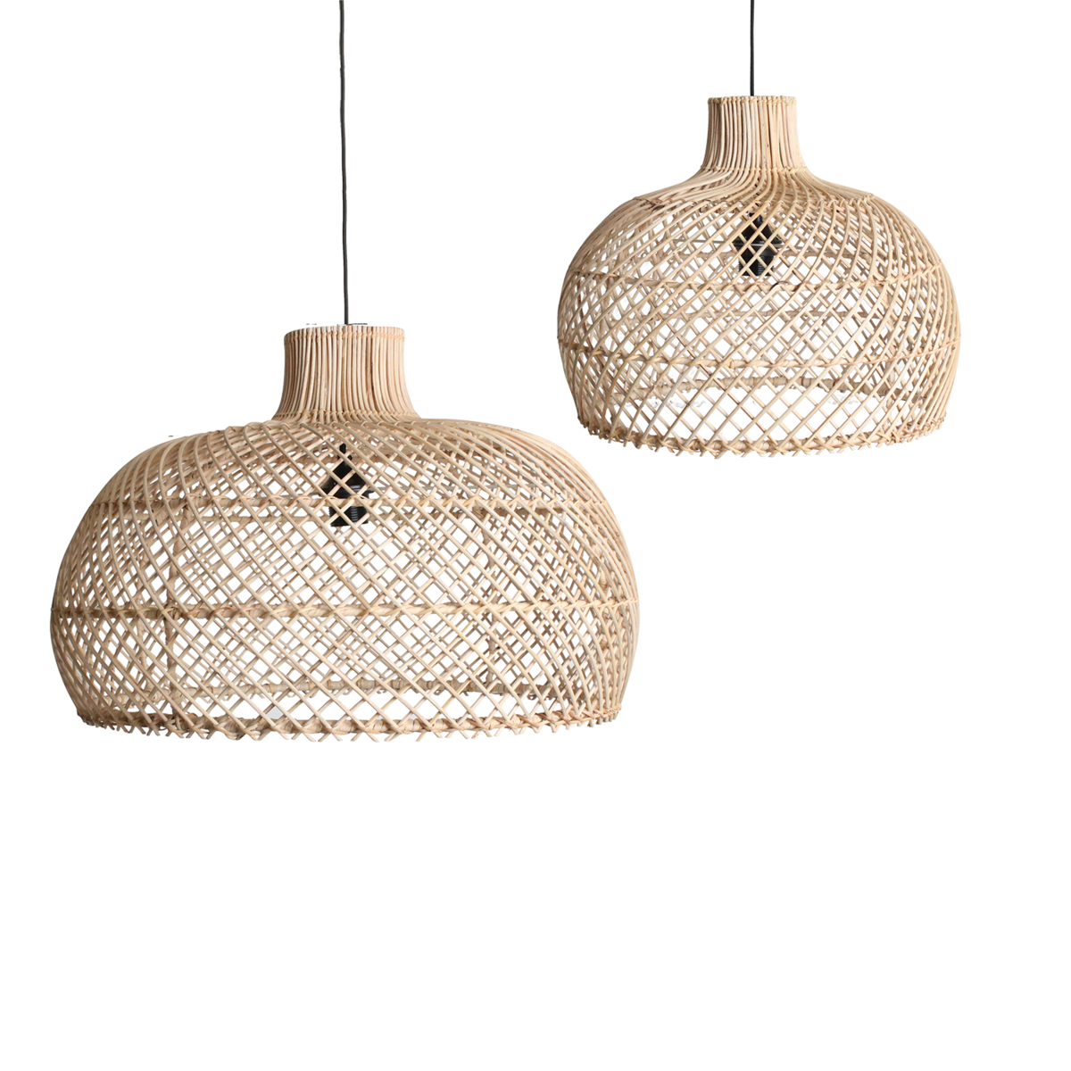 Labyrinth Hanging Lampe Naturel groß