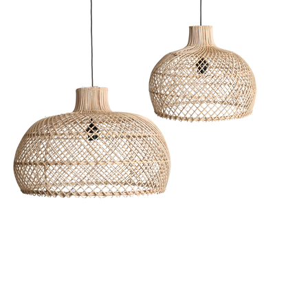 Labyrinth Hanging Lampe Naturel groß