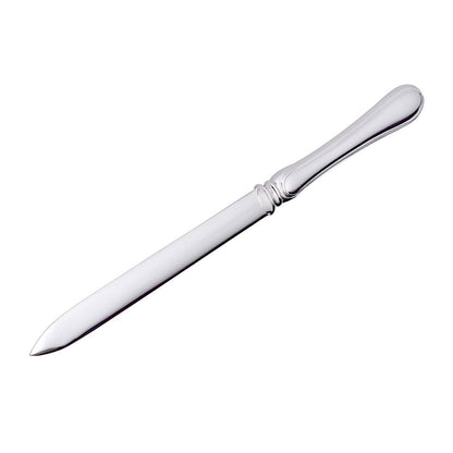 EDZARD Brieföffner Briefmesser Faden, edel versilbert, Länge 19 cm