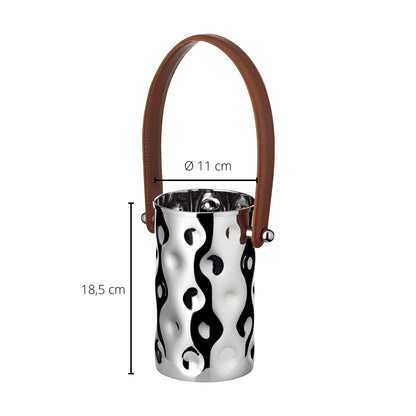 Flaschenkühler Gideon gehämmert Ø11 H 18,5 cm