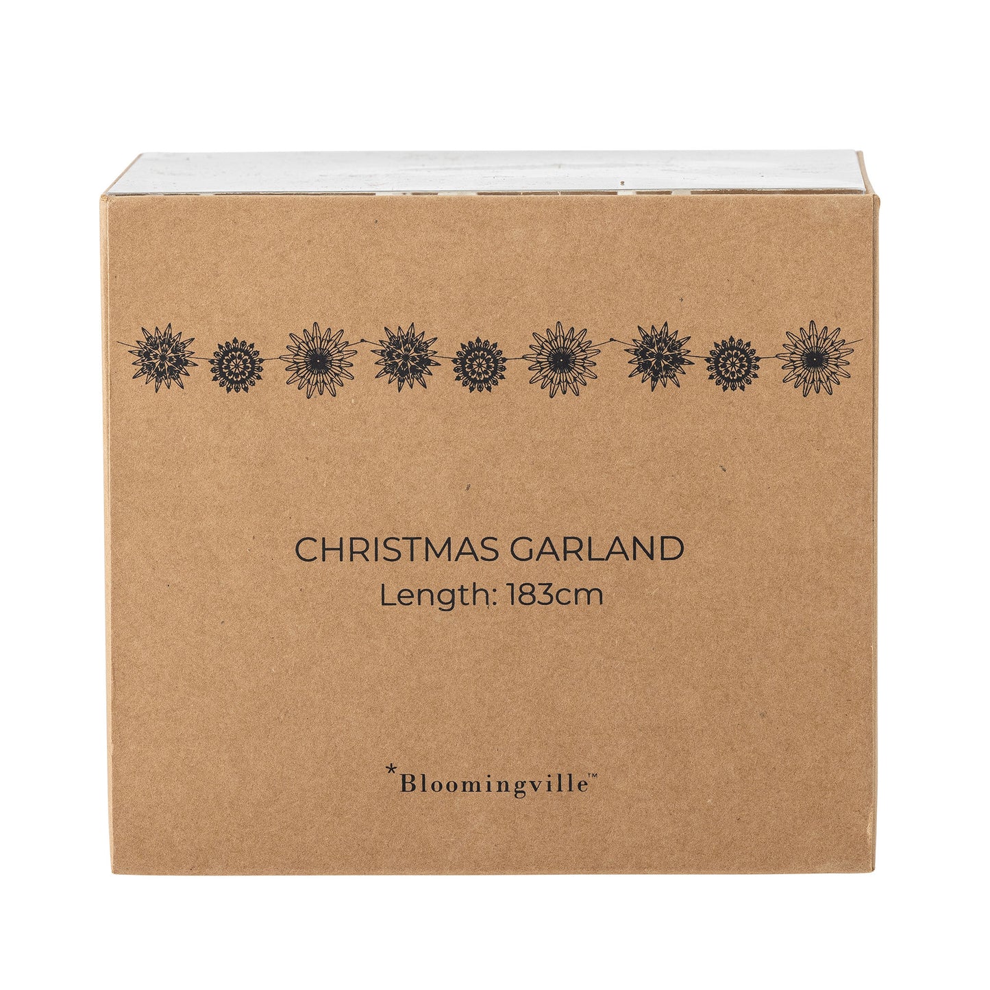 Bloomingville Bellac Girlande, Weiß, FSC® Mix, Papier