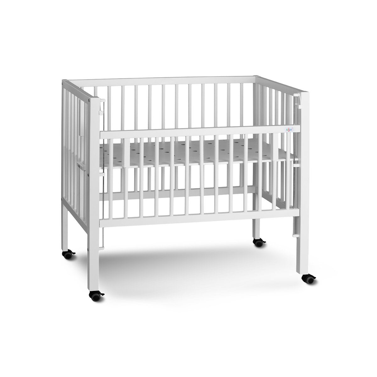 tiSsi® MAXI BOXSPRING Beistellbett weiß 90x50 cm