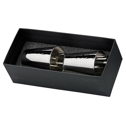 Becher Mido 2er Set, H 10 cm, edel versilbert