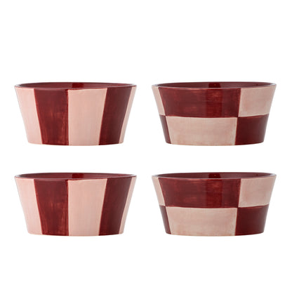 Bloomingville Floki Schale, Rose, Steingut