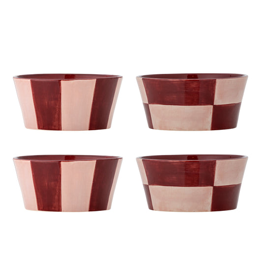 Bloomingville Floki Schale, Rose, Steingut