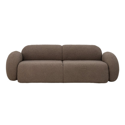 Bloomingville Magola Sofa, Braun Teddy Bouclé FSC®Mix