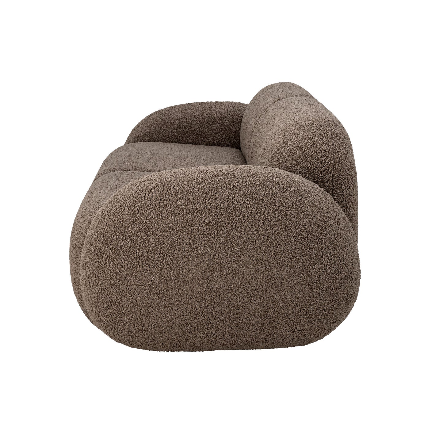 Bloomingville Magola Sofa, Braun Teddy Bouclé FSC®Mix