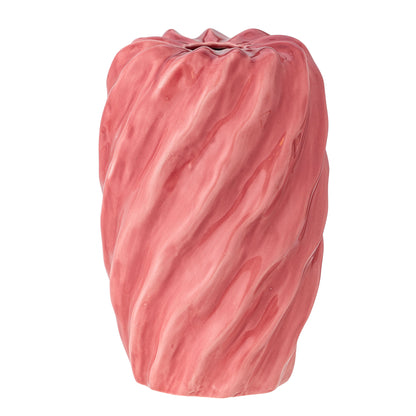 Bloomingville Rowena Vase, Rose, Steingut