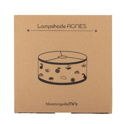 Bloomingville MINI Agnes Lampenschirm, Bunt, Bambus