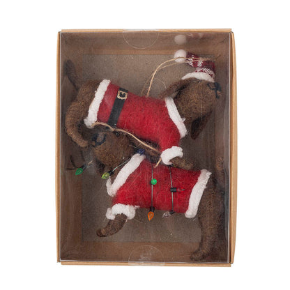 Bloomingville Monty Ornament, Bunt, Wolle
