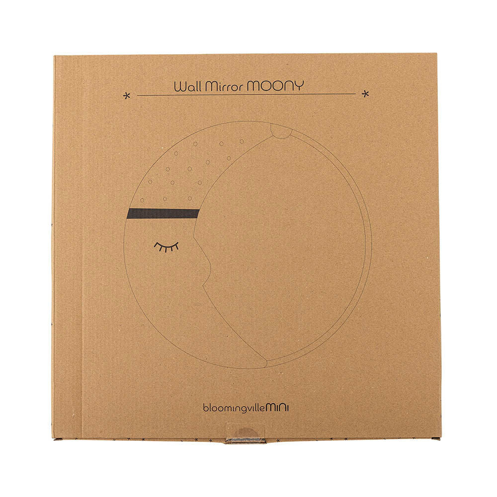 Bloomingville MINI Moony Wand-Spiegel, Bunt, FSC®100% Plywood
