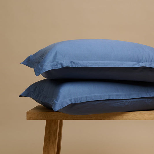 TENCEL™ Twill Kissenbezug dunkelblau
